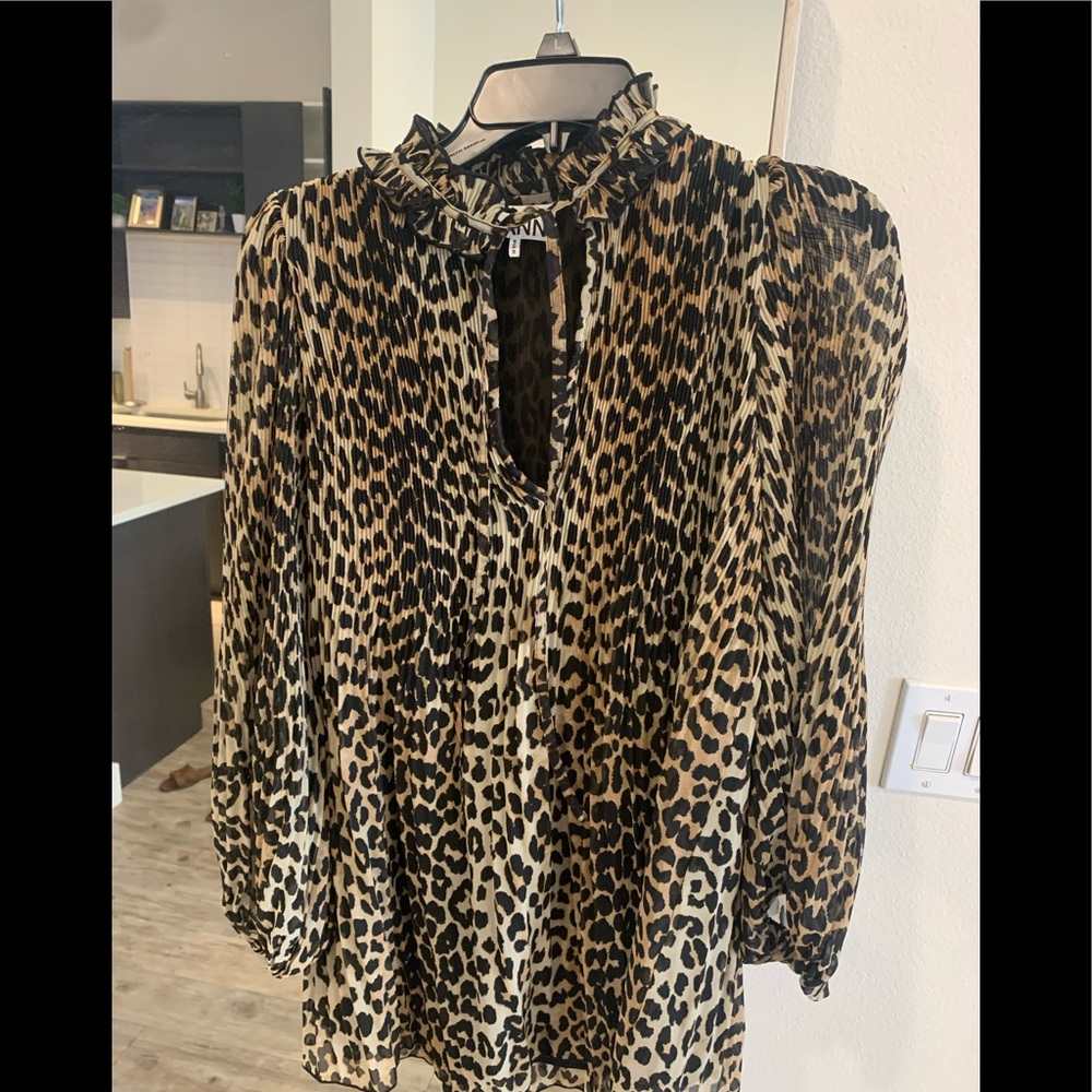 Ganni Leopard Dress - New With No Tags
